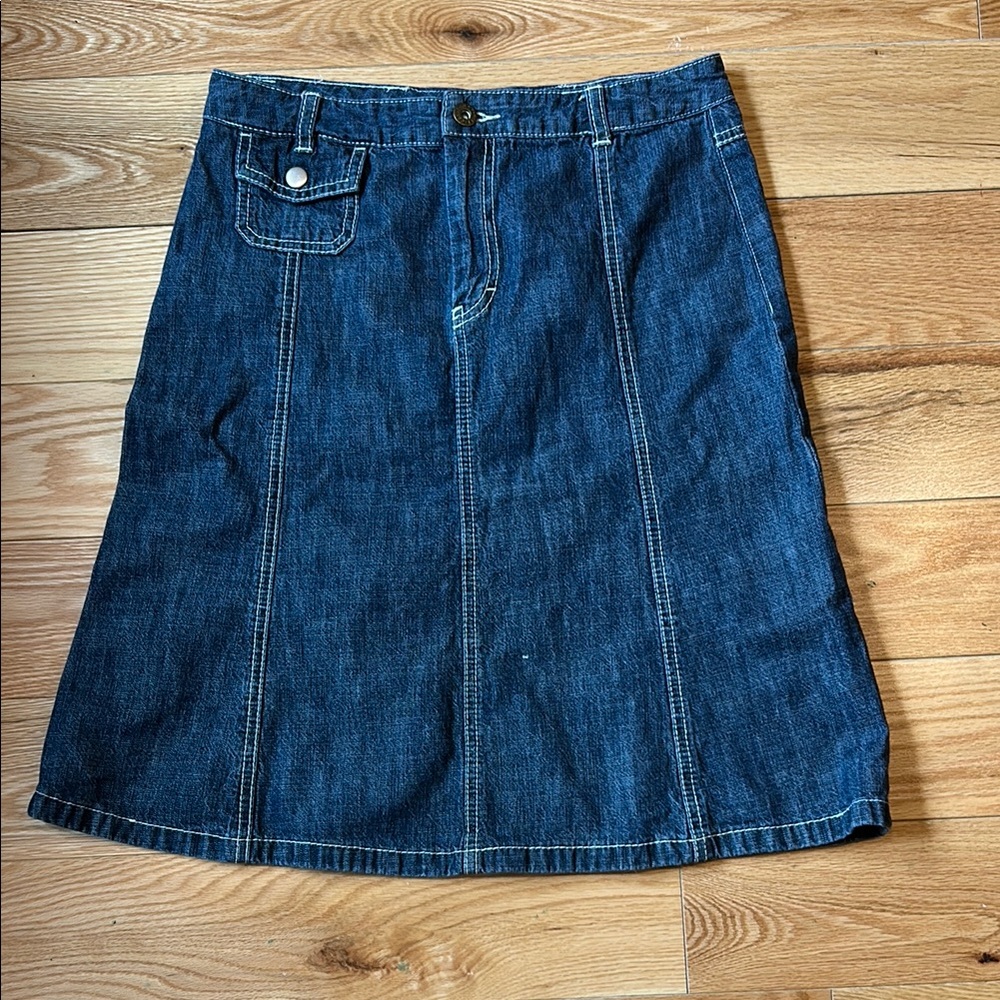 Denim Blue Skirt
